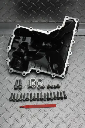 2205518 Bmw 2006 K1200s Engine Motor Bottom Oil Pan With Hardware