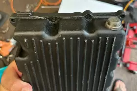 26104-01 Harley Davidson 2003 Vrod Vrsca Engine Motor Oil Pan