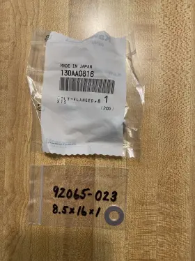 130aa0816 Kawasaki Oem Oil Drain Bolt And Sealing Washer For 2019-2024 Kx450 / 21-24 Kx250