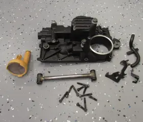 14090-1526 Kawasaki Engine Oil Pan With Pick Up Tube 93-01 Zx11 Ninja Zx-11 Zx1100d Sump / Cover