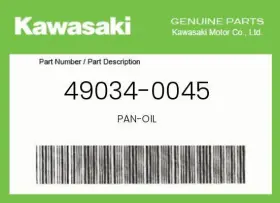 49034-0045 Kawasaki New Genuine Oem Pan-oil -