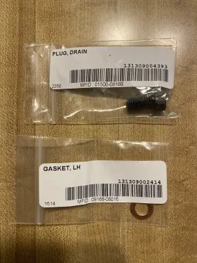 01500-0816b Suzuki Oem Trans. Oil Drain Bolt And Washer For 1985-2001 Rm80 / 2002-2025 Rm85