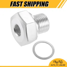 X Autohaux 731618468608 Oil Pressure Sensor Adapter Single Custom For Gm Ls Series Engines M16 1.5