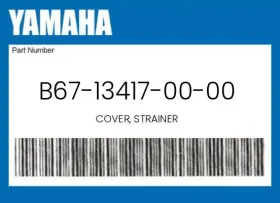 B67-13417-00-00 Yamaha Genuine Cover Strainer -