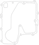 Yamaha 2C0-13414-01-00 Strainer Cover Gasket New. Price: $15.95.