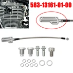 For Yamaha SR500 TT500 XT500 Twin Feed Oil Line Kit Steel Silver 583-13161-01-00 New. Price: $47.99.