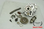 2021 Harley Road Glide Engine Camshaft Support Plate + Gears Oil Pump Assembly Used. Price: $174.44.