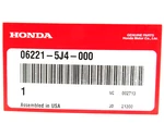 Genuine Oem Honda Acura 06221-5J4-000 Transmission Oil Pan Kit New. Price: $229.00.