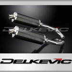 Honda RVT1000R 2000-2001 Delkevic Slip 14" Oval Carbon Exhaust Muffler Kit New. Price: $520.99.