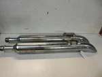 Kerker Harley Davidson Exhaust Pipe Mufflers Chrome Pair 65257-89B Flt Flht Used. Price: $250.00.