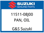 Suzuki Oem Part 11511-08J00 Pan, Oil New. Price: $229.70.