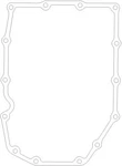 Honda 11398-425-306 Oil Pan Gasket New. Price: $15.95.