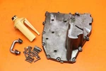 2005-2006 Kawasaki Ninja ZX6R Oem Engine Motor Bottom Oil Pan Cover Used. Price: $95.00.