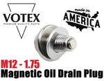 Stainless Steel Engine Oil Drain Plug With Neodymium Magnet (M12 X 1.75 Mm) Ford New. Price: $24.99.