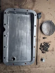 Bmw Airhead Oil Pan, Dipstick, And Pickup - Used. Price: $45.00.