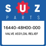 16440-48H00-000 Suzuki Valve Assy,oil Relief 1644048H00000, New Genuine Oem Part. Price: $44.35.