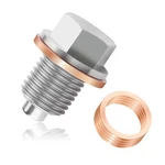 M12X1.5 Magnetic Oil Drain Plug & 5PCS Gasket,stainless Steel ... New. Price: $11.97.
