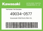 Kawasaki Genuine Pan-oil 49034-0577 New. Price: $201.47.