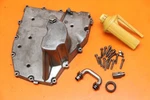 2005-2006 Kawasaki Ninja ZX6R Oem Engine Motor Bottom Oil Pan Cover Used. Price: $100.00.