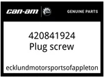 Can-am Oem Part 420841924 Plug Screw New. Price: $14.49.