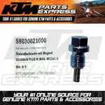New Orm Ktm Oil Drain Plug W/ Magnet 65 125 150 250 350 450 58030021100. Price: $14.00.