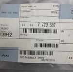 Qty New Genuine Bmw 11517729587 Coolant Pipe O-ring M5 3.6L L6 1991-93. Price: $11.34.