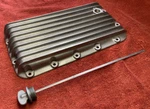 Bmw 1971 Airhead Oil Pan & Dipstick For R50-75/5, 1970-73. Used. Price: $40.00.